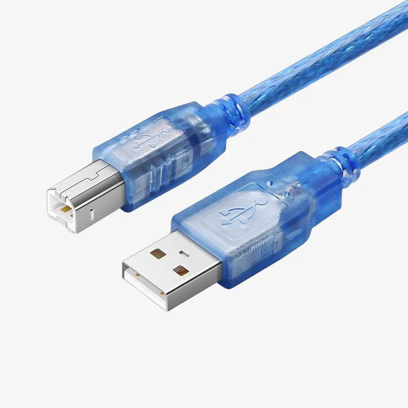USB Type-A to USB Type-B Arduino Programming Cable